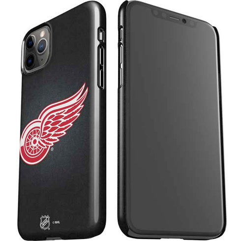 NHL Detroit Red Wings Black Background iPhone 11 Pro Max Lite Case