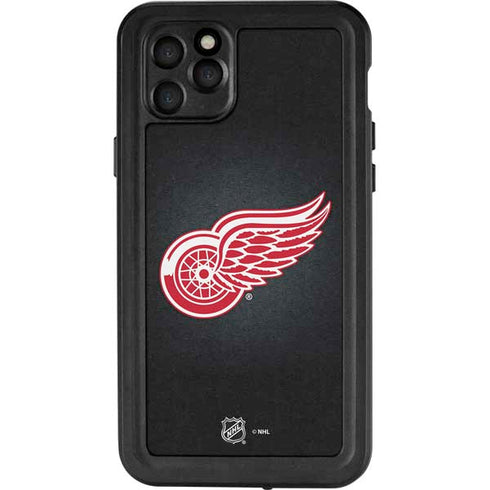 NHL Detroit Red Wings Black Background iPhone 11 Pro Max Waterproof Case