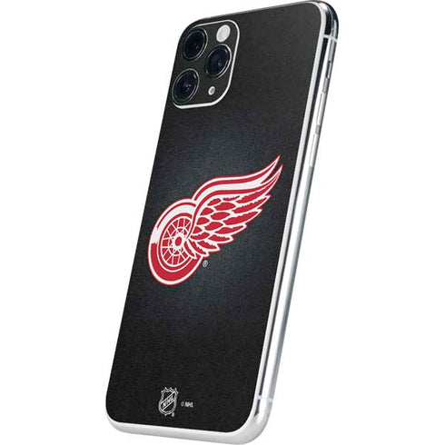 NHL Detroit Red Wings Black Background iPhone 11 Pro Skin