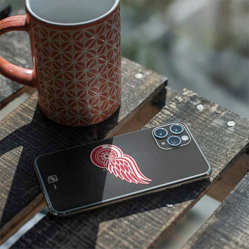 NHL Detroit Red Wings Black Background iPhone 11 Pro Skin