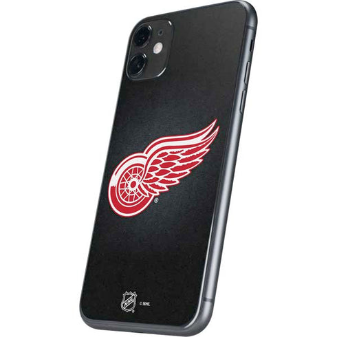 NHL Detroit Red Wings Black Background iPhone 11 Skin