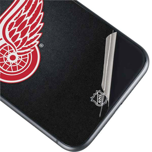 NHL Detroit Red Wings Black Background iPhone 11 Skin