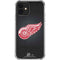NHL Detroit Red Wings Black Background iPhone 12 Clear Case