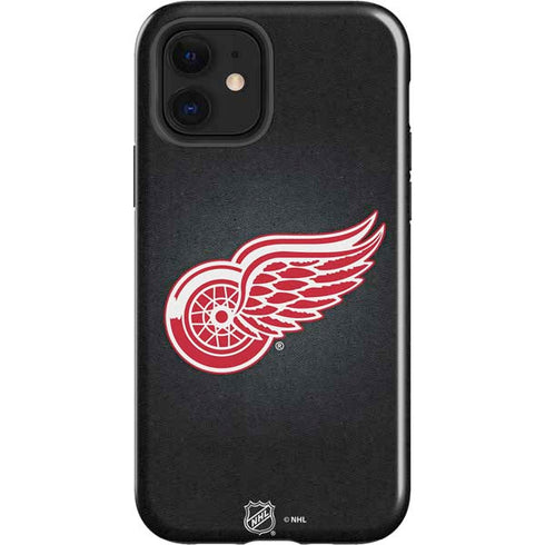 NHL Detroit Red Wings Black Background iPhone 12 Impact Case