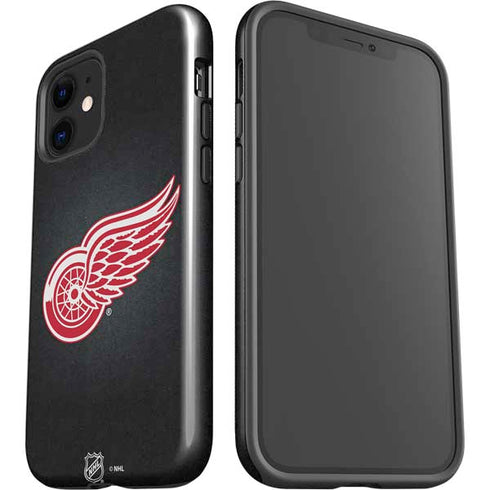 NHL Detroit Red Wings Black Background iPhone 12 Impact Case