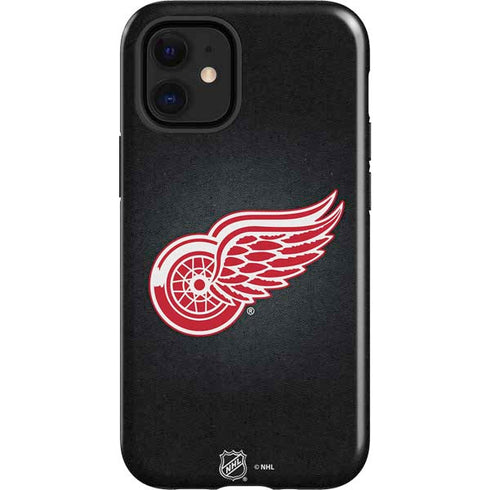 NHL Detroit Red Wings Black Background iPhone 12 Mini Impact Case