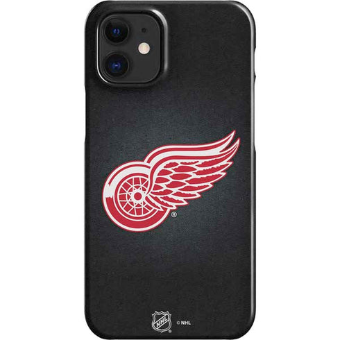 NHL Detroit Red Wings Black Background iPhone 12 Mini Lite Case