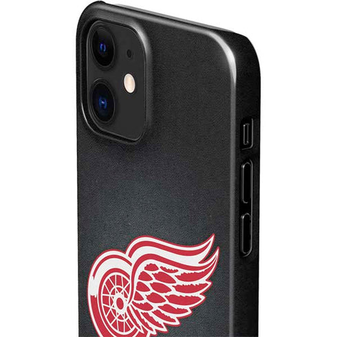 NHL Detroit Red Wings Black Background iPhone 12 Mini Lite Case