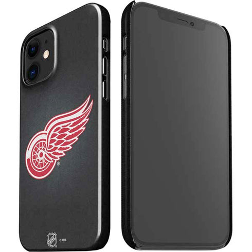 NHL Detroit Red Wings Black Background iPhone 12 Mini Lite Case