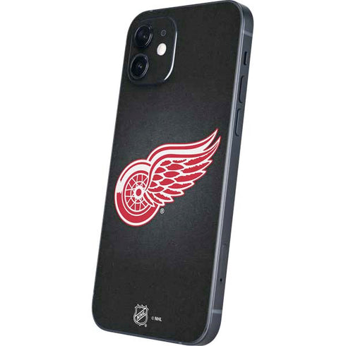 NHL Detroit Red Wings Black Background iPhone 12 Mini Skin