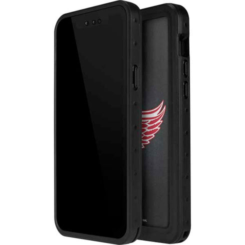 NHL Detroit Red Wings Black Background iPhone 12 Mini Waterproof Case
