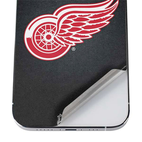 NHL Detroit Red Wings Black Background iPhone 12 Pro Skin