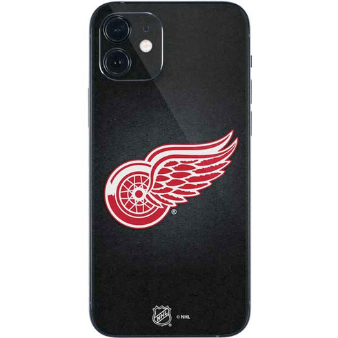 NHL Detroit Red Wings Black Background iPhone 12 Skin