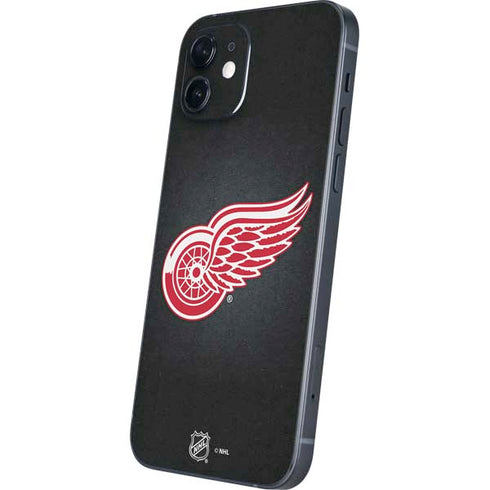 NHL Detroit Red Wings Black Background iPhone 12 Skin