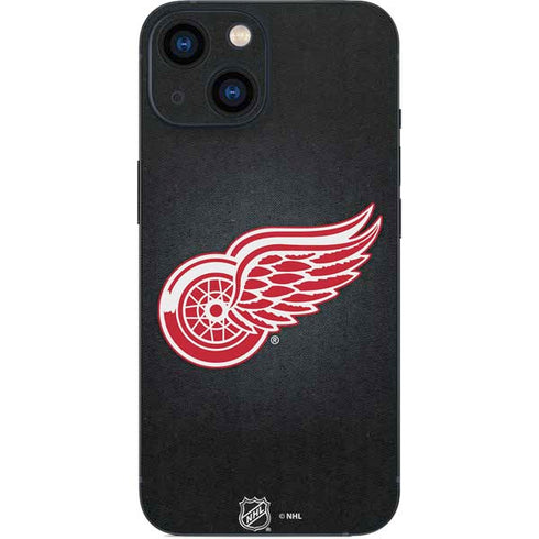 NHL Detroit Red Wings Black Background iPhone 13 Mini Skin