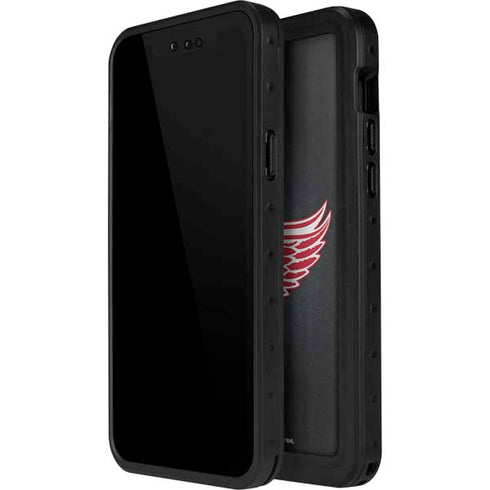 NHL Detroit Red Wings Black Background iPhone 13 Mini Waterproof Case