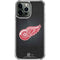 NHL Detroit Red Wings Black Background iPhone 13 Pro Max Clear Case