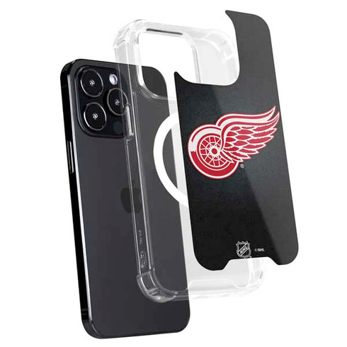 NHL Detroit Red Wings Black Background iPhone 13 Pro Max MagSafe Case