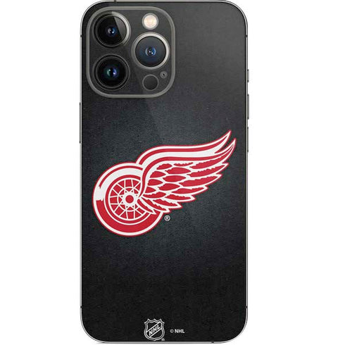 NHL Detroit Red Wings Black Background iPhone 13 Pro Skin