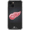 NHL Detroit Red Wings Black Background iPhone 14 Plus Clear Case