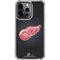 NHL Detroit Red Wings Black Background iPhone 14 Pro Clear Case