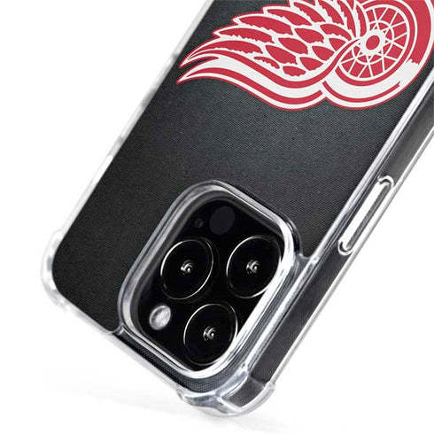 NHL Detroit Red Wings Black Background iPhone 15 Pro MagSafe Case