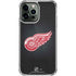 NHL Detroit Red Wings Black Background iPhone 15 Pro Max Clear Case