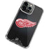 NHL Detroit Red Wings Black Background iPhone 14 Pro Max Clear Case