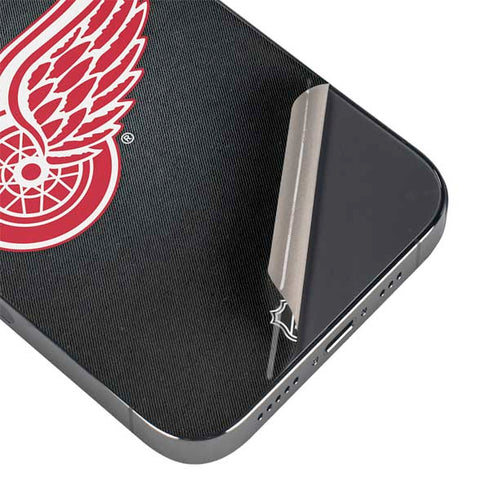 NHL Detroit Red Wings Black Background iPhone 14 Pro Max Skin