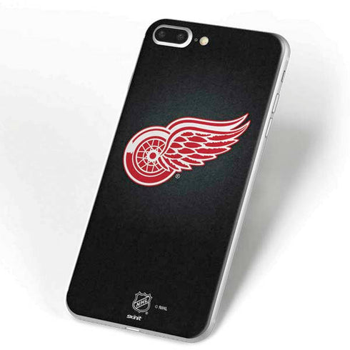 NHL Detroit Red Wings Black Background iPhone 7 Plus Skin