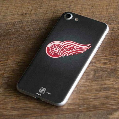 NHL Detroit Red Wings Black Background iPhone 7 Skin