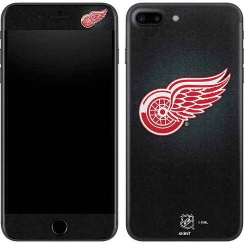 NHL Detroit Red Wings Black Background iPhone 8 Plus Skin