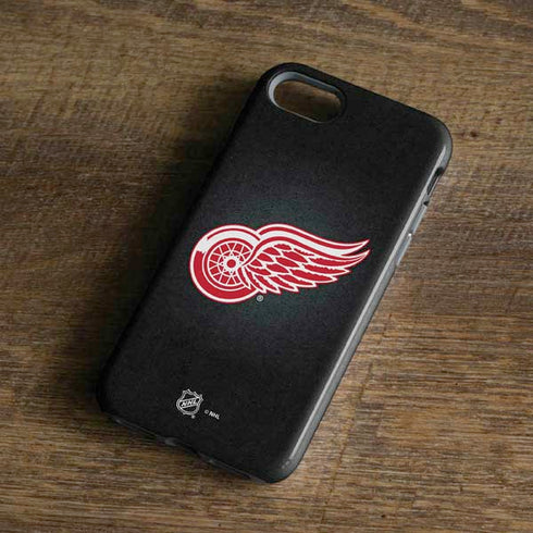 NHL Detroit Red Wings Black Background iPhone 8 Pro Case