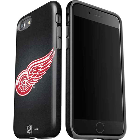 NHL Detroit Red Wings Black Background iPhone SE (2nd & 3rd Gen) Pro Case