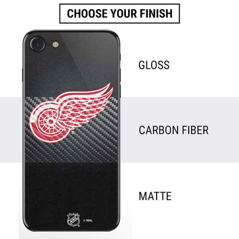NHL Detroit Red Wings Black Background iPhone SE (2nd & 3rd Gen) Skin