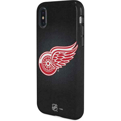 NHL Detroit Red Wings Black Background iPhone X Pro Case