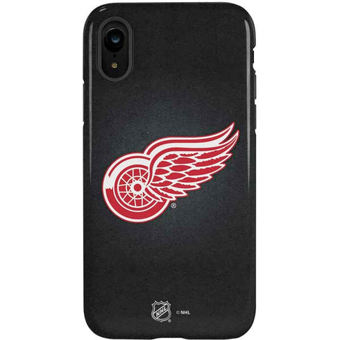 NHL Detroit Red Wings Black Background iPhone XR Pro Case