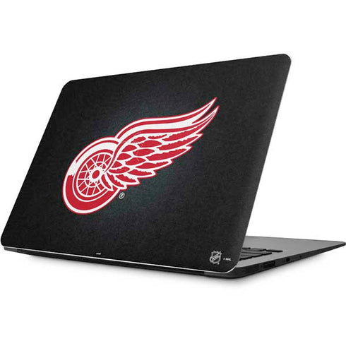NHL Detroit Red Wings Black Background Apple MacBook Skin