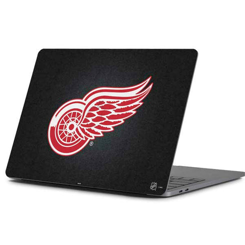 NHL Detroit Red Wings Black Background Apple MacBook Pro 13-inch Skin