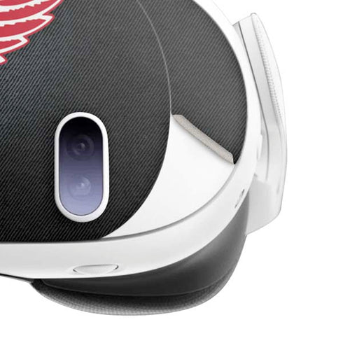 NHL Detroit Red Wings Black Background Meta Quest 3 Skin
