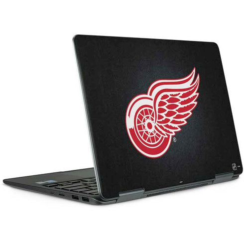 NHL Detroit Red Wings Black Background Notebook 9 Pro 13in (2017) Skin