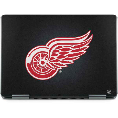 NHL Detroit Red Wings Black Background Notebook 9 Pro 13in (2017) Skin