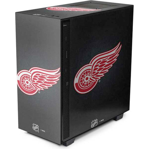 NHL Detroit Red Wings Black Background NZXT H510 Compact ATX Mid-Tower Case Skin