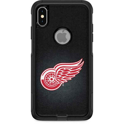 NHL Detroit Red Wings Black Background Otterbox Commuter iPhone Skin