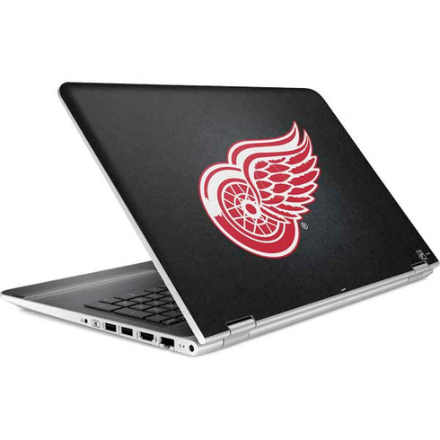 NHL Detroit Red Wings Black Background HP Pavilion Skin