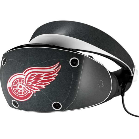 NHL Detroit Red Wings Black Background PlayStation VR2 Skin