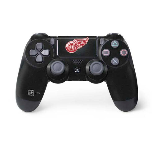 NHL Detroit Red Wings Black Background PS4 Controller Skin