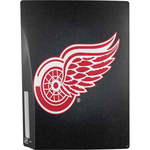 NHL Detroit Red Wings Black Background PS5 Console Skin