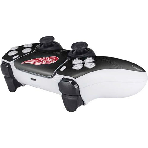 NHL Detroit Red Wings Black Background PS5 Controller Skin