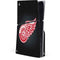 NHL Detroit Red Wings Black Background PS5 Slim Disk Console Skin